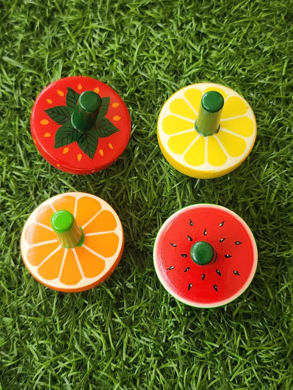 Multicolor_Wood_Fruit_Shaped_Spinning_Top_Set_Of_4