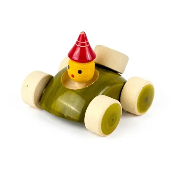 Green_Wood_Peg_Driver_Toy_Mini_Car_For_Kids