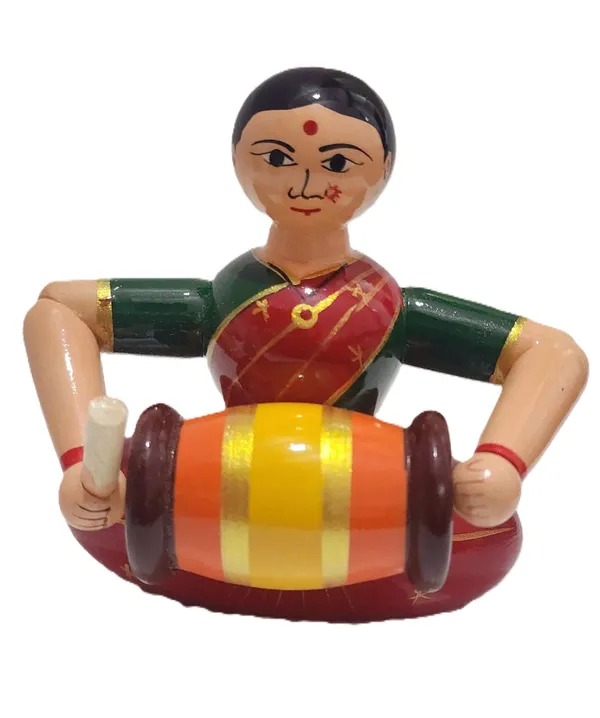 Hand_Painted_Indian_Woman_Musical_Figurine