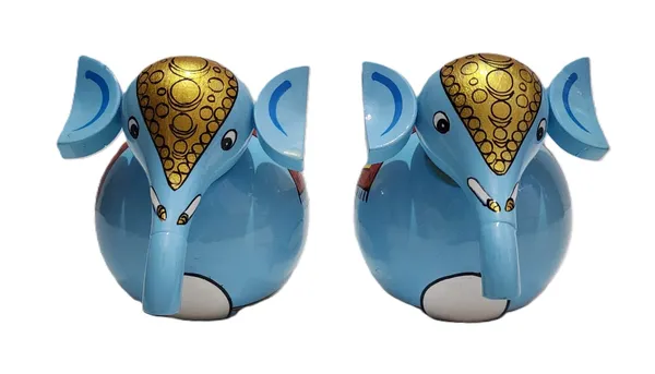 Blue_Yellow_Wood_Hand_Painted_Elephant_Figurine