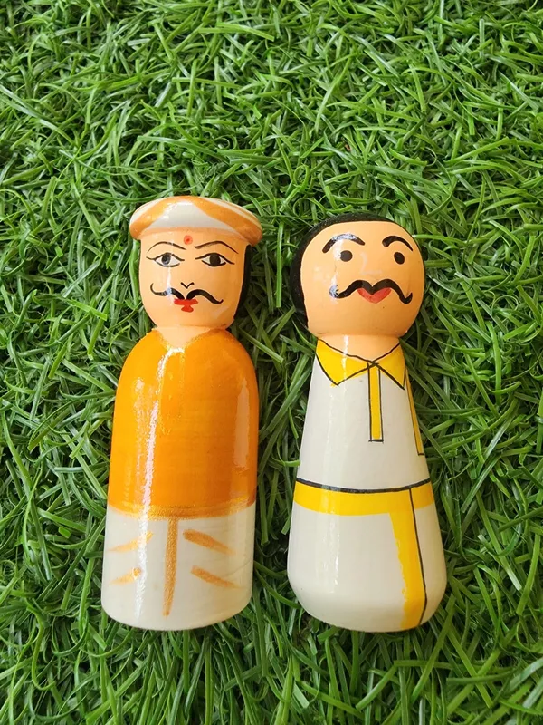 Multicolor_Wood_Hand_Painted_Indian_Couple_Figurines