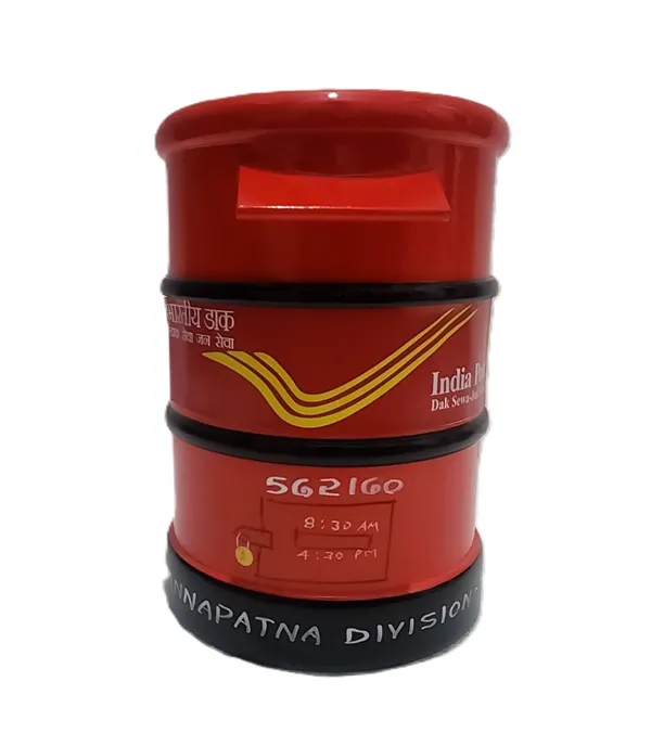 Red_India_Post_Themed_Cylindrical_Pen_Holder