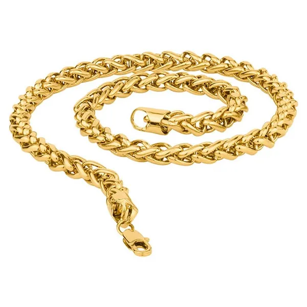 Gold_Plated_Wheat_Chain_Necklace
