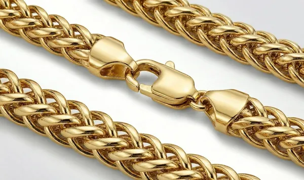 Gold_Plated_Wheat_Chain_Necklace