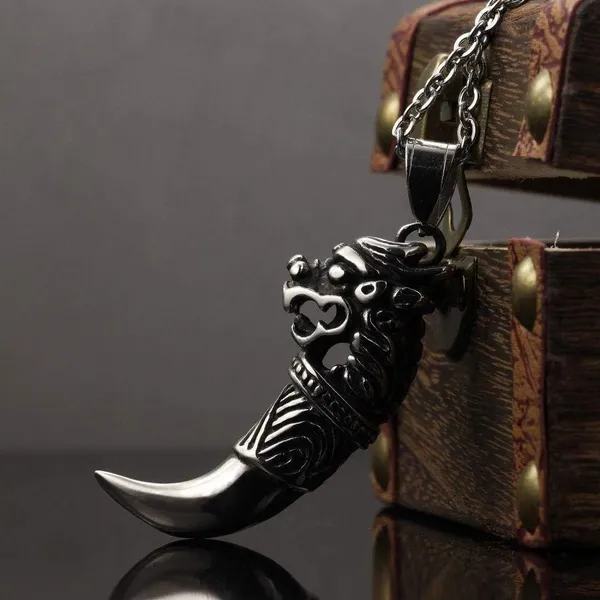 Stainless_Steel_Dragon_Head_Pendant_Necklace