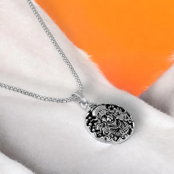Stainless_Steel_Hanuman_Pendant_Necklace