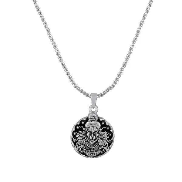 Stainless_Steel_Hanuman_Pendant_Necklace