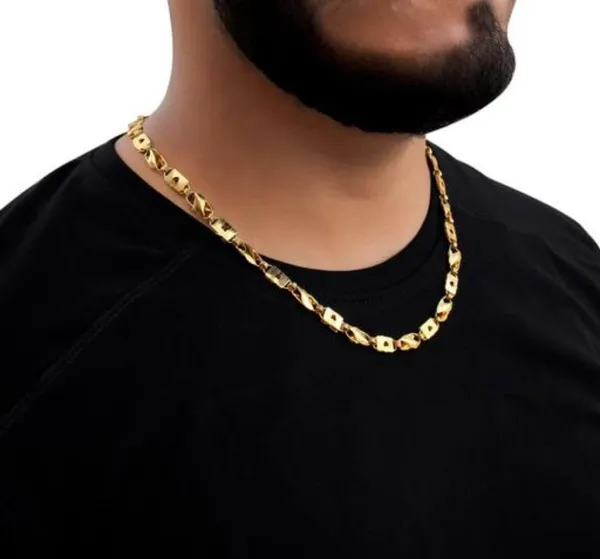 Gold_Plated_Brass_Chain_Necklace_For_Men