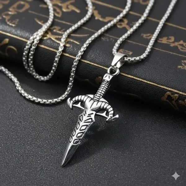 Stainless_Steel_Sword_Pendant_Necklace