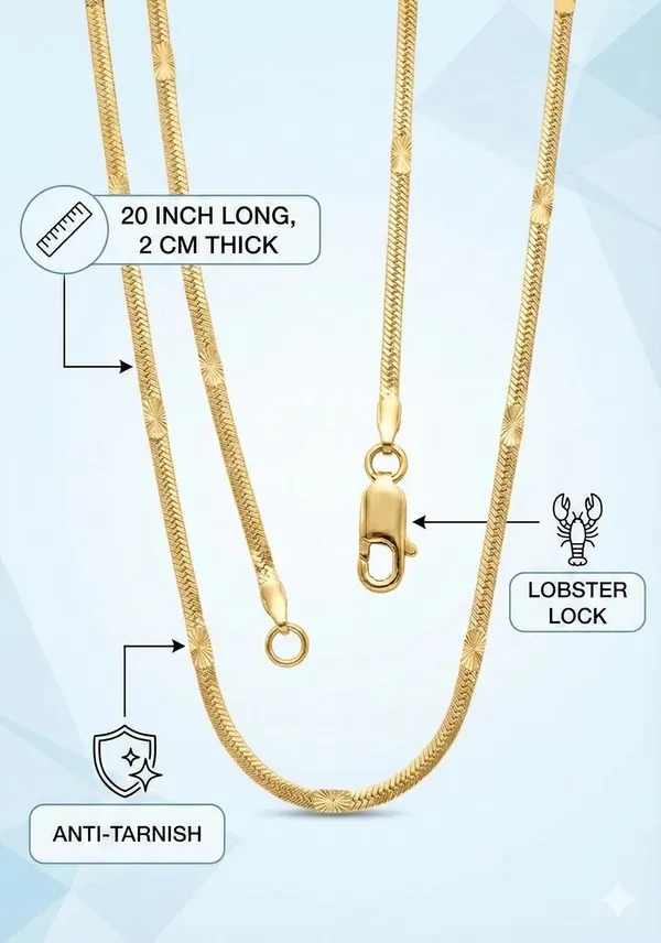 18k_Gold_Plated_Snake_Chain_Necklace