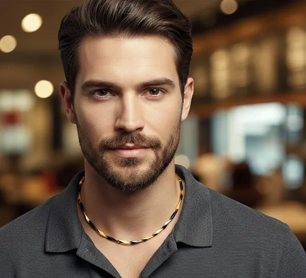 Geometric_Bar_Link_Necklace_For_Men