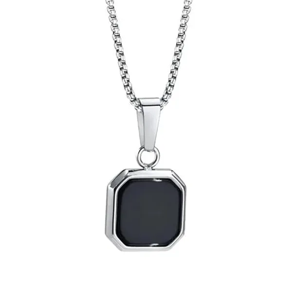 Stainless_Steel_Onyx_Pendant_Necklace_For_Men