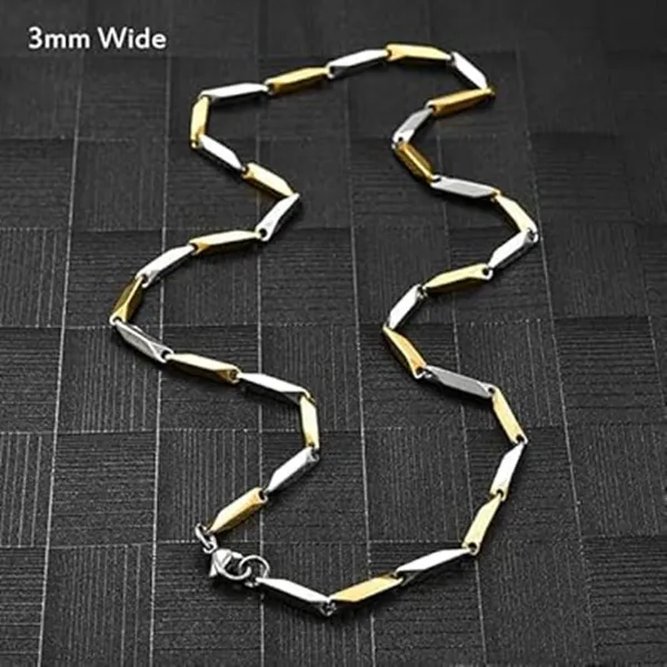 Men_S_Two_Tone_Bar_Link_Chain_Necklace