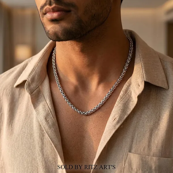 Stainless_Steel_Wheat_Chain_Necklace