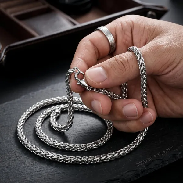 Stainless_Steel_Wheat_Chain_Necklace