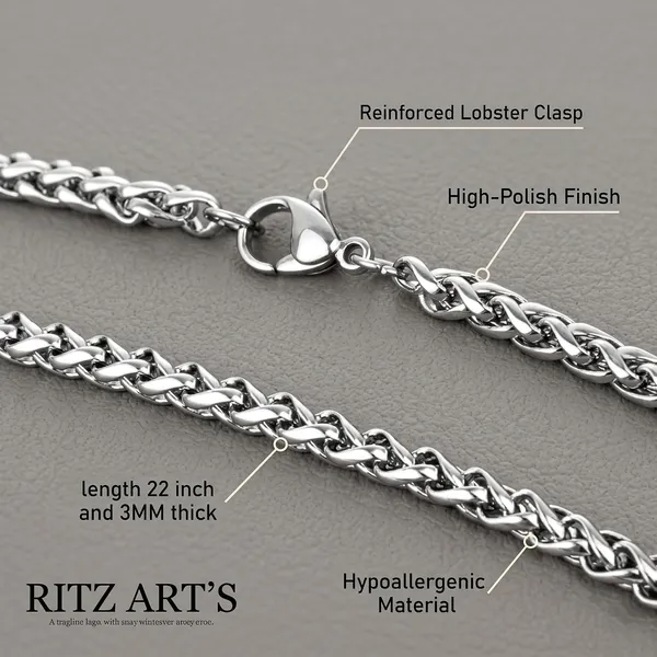 Stainless_Steel_Wheat_Chain_Necklace