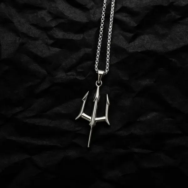 Trident_Pendant_Necklace_With_Stainless_Steel_Chain