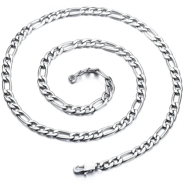 Stainless_Steel_Figaro_Chain_Necklace