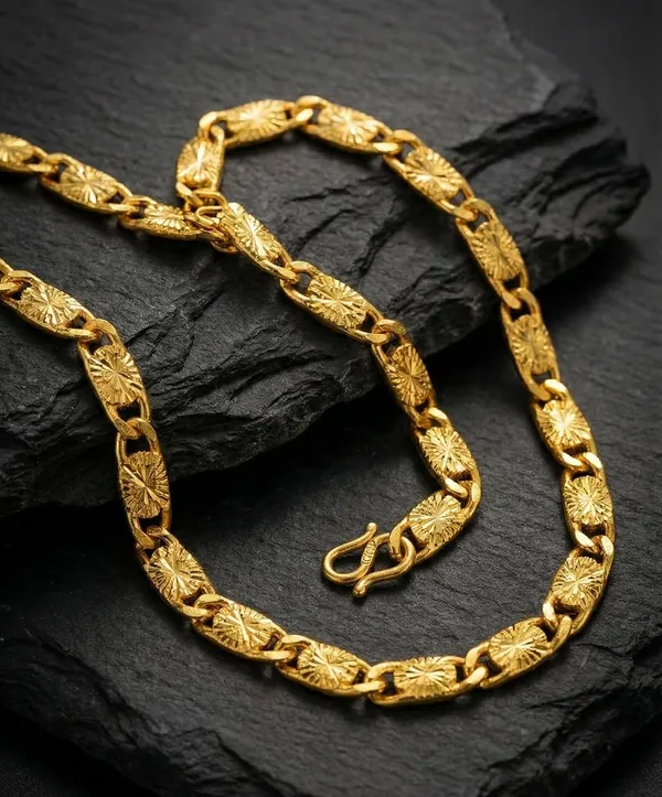 Gold_Plated_Chain_Necklace_For_Men