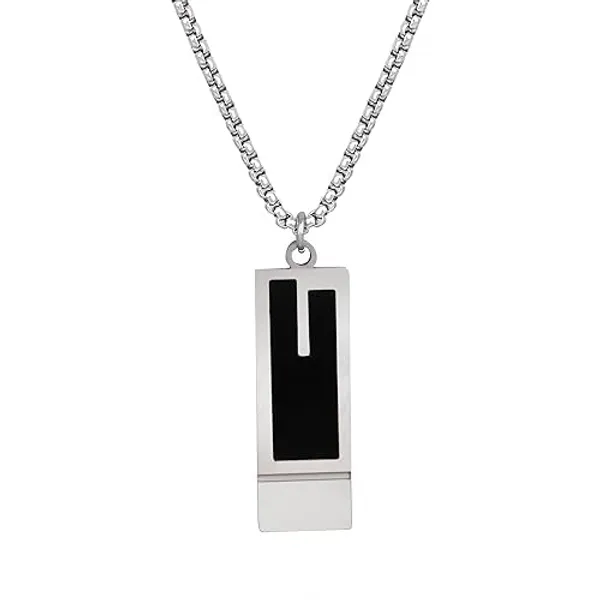 Stainless_Steel_Rectangular_Pendant_Necklace