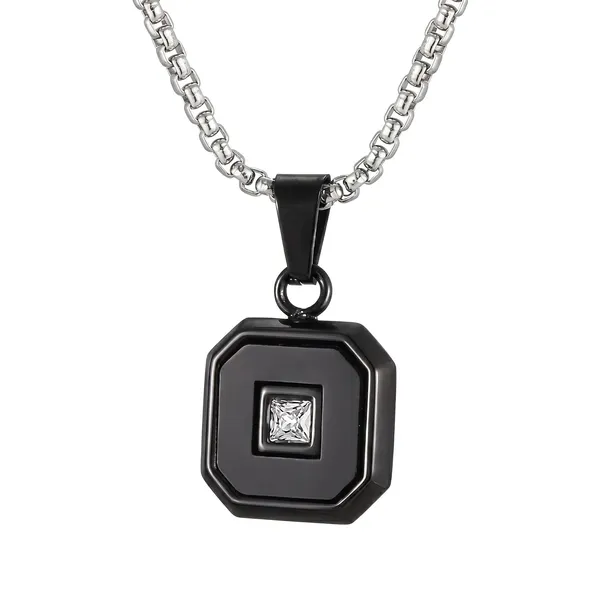 Stainless_Steel_Box_Chain_Necklace_With_Pendant