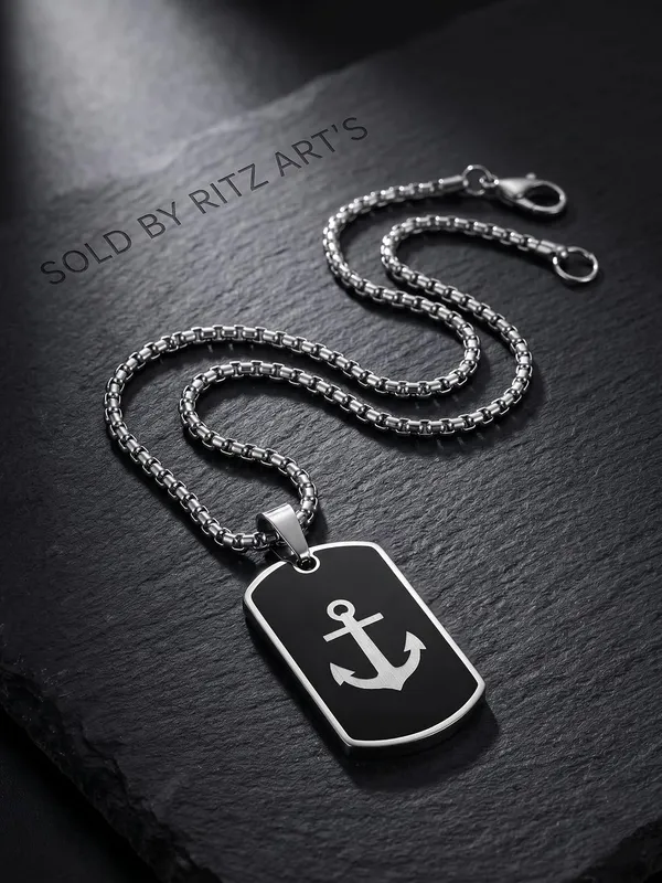 Stainless_Steel_Anchor_Pendant_Necklace