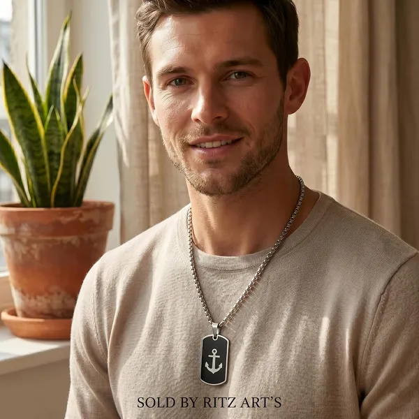 Stainless_Steel_Anchor_Pendant_Necklace