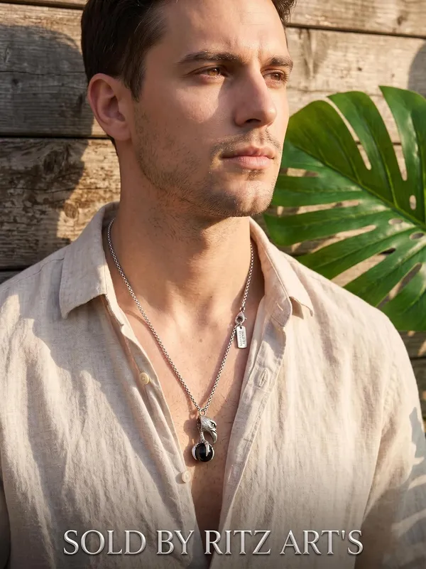 Stainless_Steel_Eagle_Claw_Pendant_Necklace