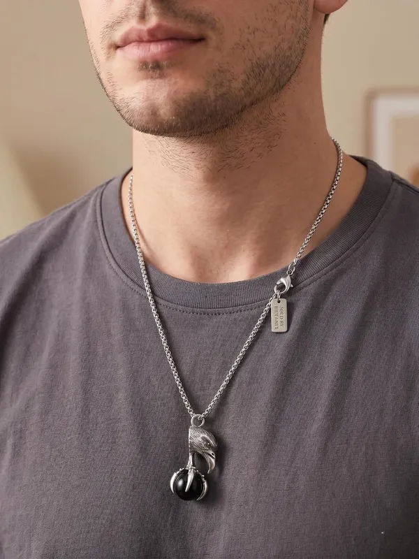 Stainless_Steel_Eagle_Claw_Pendant_Necklace