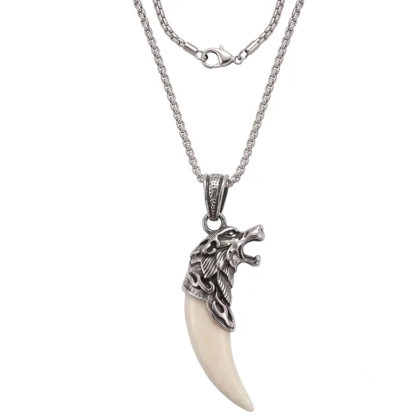 Stainless_Steel_Wolf_Tooth_Locket_With_Chain