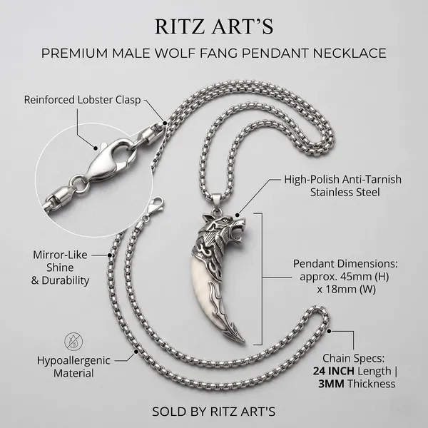 Wolf_Tooth_Pendant_Necklace_With_Stainless_Steel_Chain