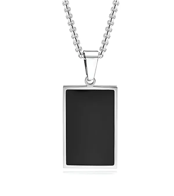 Stainless_Steel_Box_Chain_With_Rectangle_Pendant
