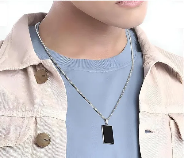 Men_S_Stainless_Steel_Octagonal_Pendant_Necklace