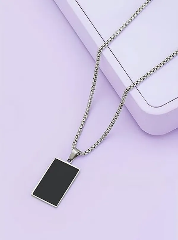 Men_S_Stainless_Steel_Octagonal_Pendant_Necklace