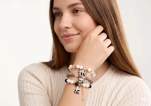 Panda_Charm_Beaded_Bracelet_Set