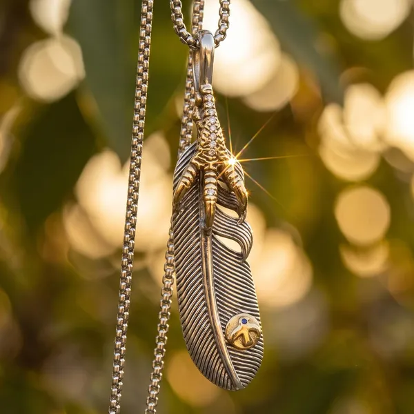 Men_S_Feather_Pendant_Necklace_Stainless_Steel_Chain
