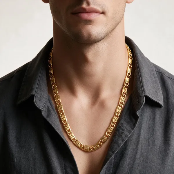 Gold_Stainless_Steel_Oval_Link_Chain_Necklace_For_Men_-_Pack_Of_2