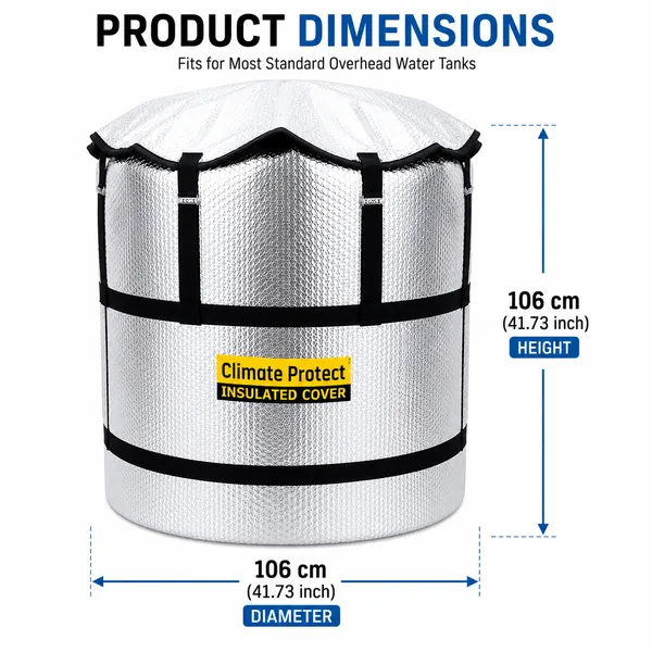 Plastic_1000_Litre_4mm_Bubble_Guard_Technology_Insulated_Water_Tank_Cover|Keeps_The_Water_Cools_In_Summer|__Insulated_Water_Tank_Cover_for_UV_&_Weather_Protection_|_Adjustable_Strap_|