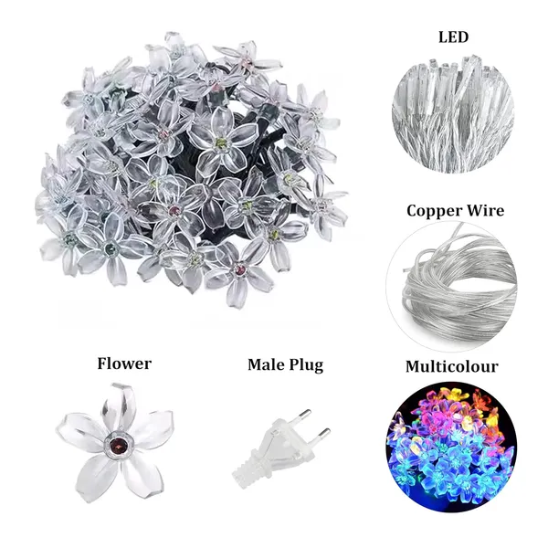 ALQO_60_LED_Multicolour_Flower_String_Lights_|_IP65_Waterproof_Decorative_LED_Fairy_Lights_with_Transparent_Petals
