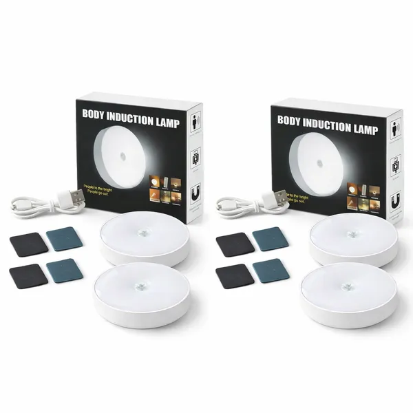 USB_Rechargeable_Motion_Sensor_Night_Lamp,_LED_Cabinet_Light_with_ON/AUTO/OFF_Modes_for_Wardrobe,_Bedroom,_Kitchen_&_Stairs_(Round)