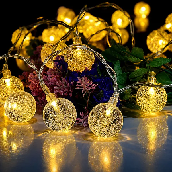 ALQO_Crystal_Globe_String_LED_Light_|_Decorative_Fairy_String_Lights_for_Bedroom,_Balcony,_Wedding,_Party,_Diwali_&_Home_Decoration_(_Warm_White,_3_Meters,_Pack_of_2)