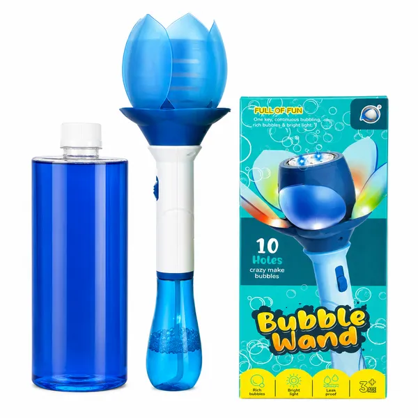 ALQO_Flower_Automatic_Bubble_Wand_Gun_for_Kids_|_10_Holes_LED_Bubble_Maker_|_USB_Rechargeable_Leak-Proof_Bubble_Blower_Toy_with_Light