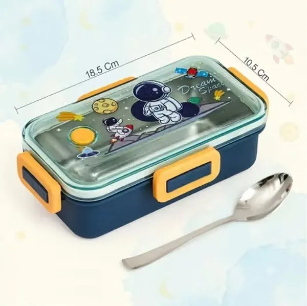 ALQO_Stainless_Steel_Kids_Lunch_Box_530ml|_Space_Cartoon_Printed_Portable_Lunch_Box_|_Leak-Proof