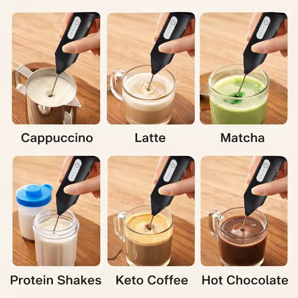 NOVA_Powerful_USB_Rechargeable_Coffee_|_Milk_Frother_&_Whisker_Handheld_–_3_Speed_Cappuccino_&_Latte_Maker