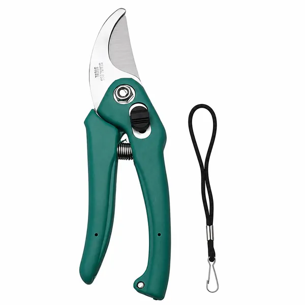 ALQO_Premium_Flower_Cutter_|_Garden_Pruning_Secateur_with_Wrist_Strap_|_Stainless_Steel_Blade_|_Safety_Lock_Plant_Cutter