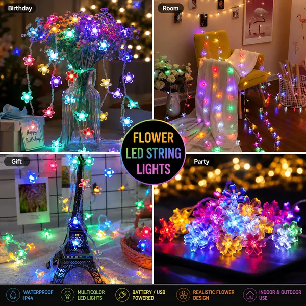 ALQO_60_LED_Multicolour_Flower_String_Lights_|_IP65_Waterproof_Decorative_LED_Fairy_Lights_with_Transparent_Petals