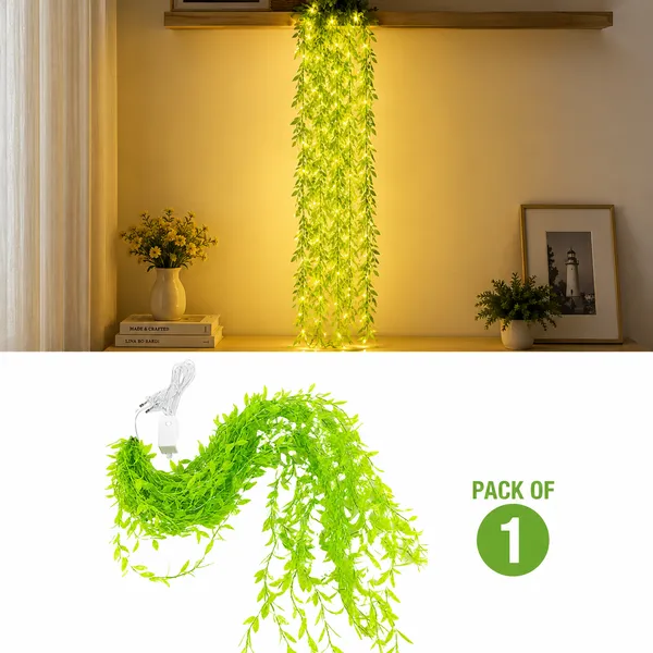 ALQO_Warm_White_LED_Leaf_Curtain_Lights_for_Bedroom,_Balcony_&_Wall_Decor,_Party,_Diwali,_Christmas,_Festive/Party_(10_Feet,_Pack_of_2)