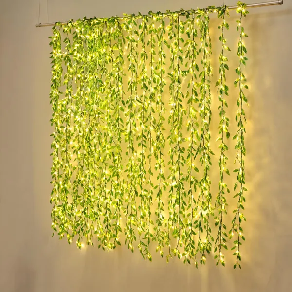 Alqo_Warm_White_Led_Leaf_Curtain_Lights_For_Bedroom_Balcony_&_Wall_Decor_Party_Diwali_Christmas_Festive/Party_(10_Feet_Pack_Of_2)