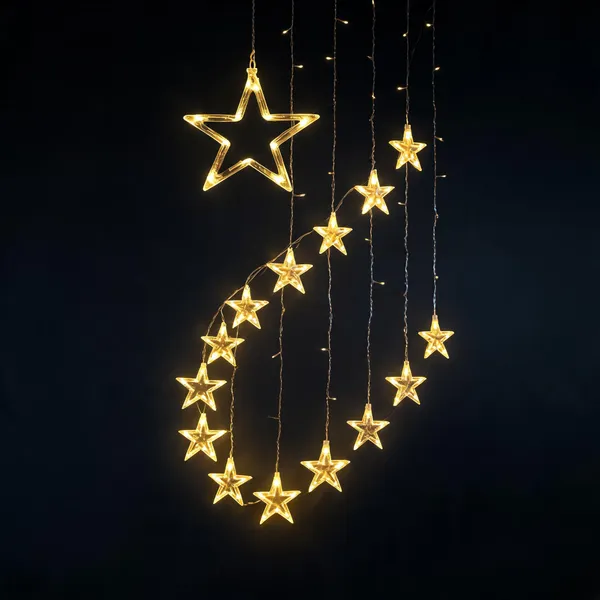 Alqo_Led_Star_String_Lights_(6_Big_+_6_Small_Stars)_|_Warm_White_Decorative_Fairy_Hanging_Lights_With_8_Lighting_Modes_For_Bedroom_Balcony_Wedding_Party_Diwali_&_Christmas_Decoration_|_3_Meter_|_Pack_Of_2