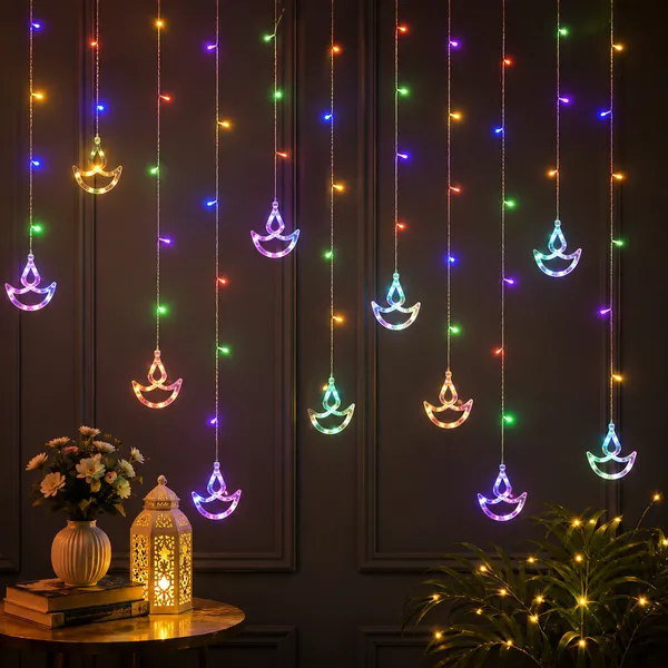 ALQO_Diya_Curtain_Lights_|_10_Diya_Hanging_Light_with_8_Flashing_Modes_|_Decoration_for_Diwali,_Mandir,_Home_&_Office_(Pack_of_4,_Multicolor)